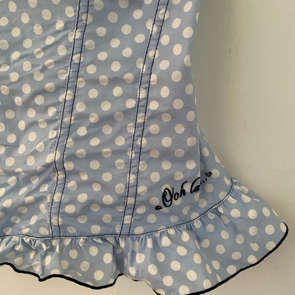 LaSenza blue polka dot bustier, size L - Picture 4 of 6